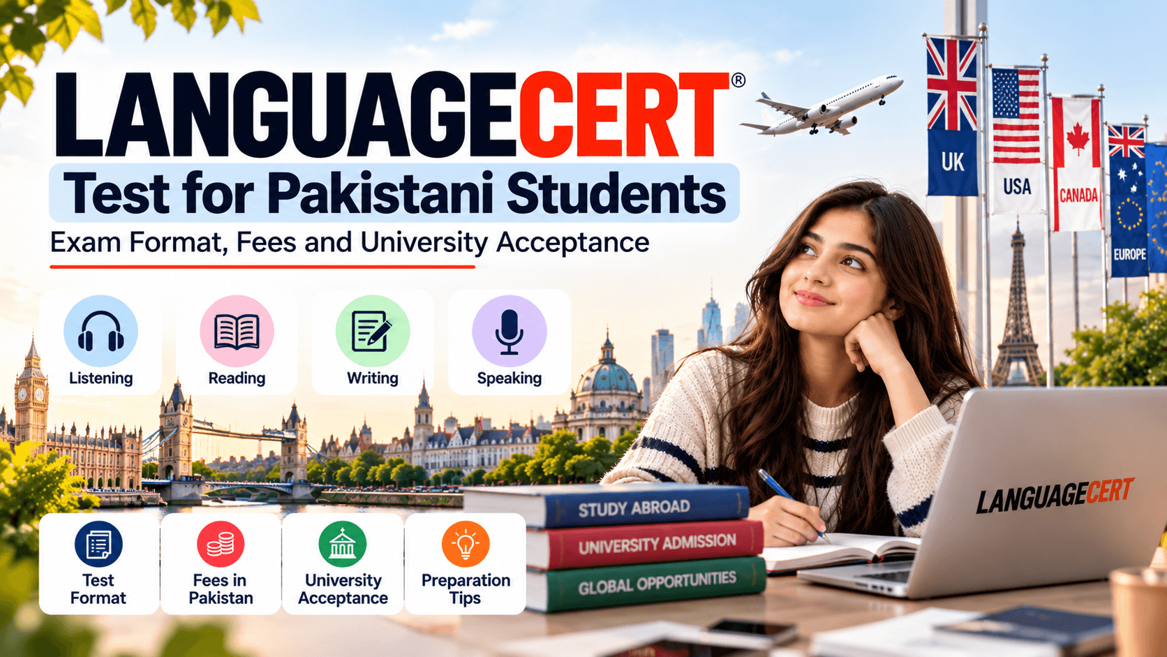LanguageCert test for Pakistani students planning to study abroad
